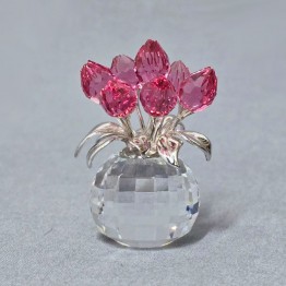 Vaas Roze Tulpen